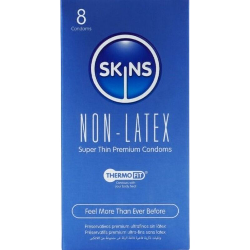 Mercadox SKINS - CAMISINHAS SEM LÁTEX - PACOTE COM 8 UNIDADES