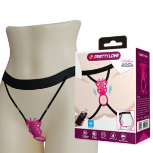 PRETTY LOVE – MASSAGEADOR DE CALCINHA ROSA COM CONTROLE POR APLICATIVO DE BORBOLETA