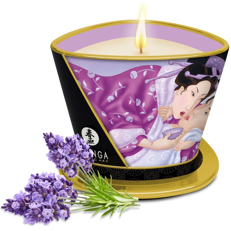 Mercadox SHUNGA - VELA DE MASSAGEM LAVANDA 170 ML