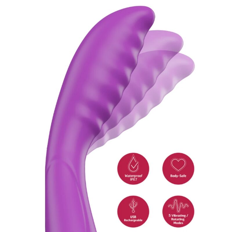 Mercadox SHE.E.O - VIBRADOR ROXO PARA ESTIMULAÇÃO DO PONTO G