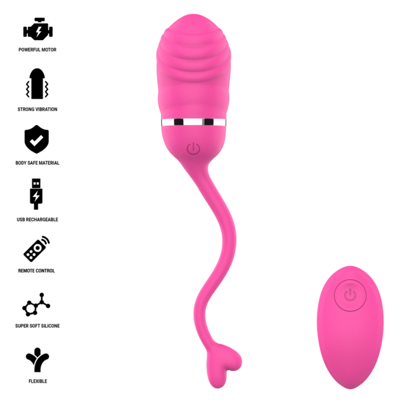 Mercadox INTENSE - SOOKIE OVO VIBRATÓRIO COM CONTROLE REMOTO ROSA