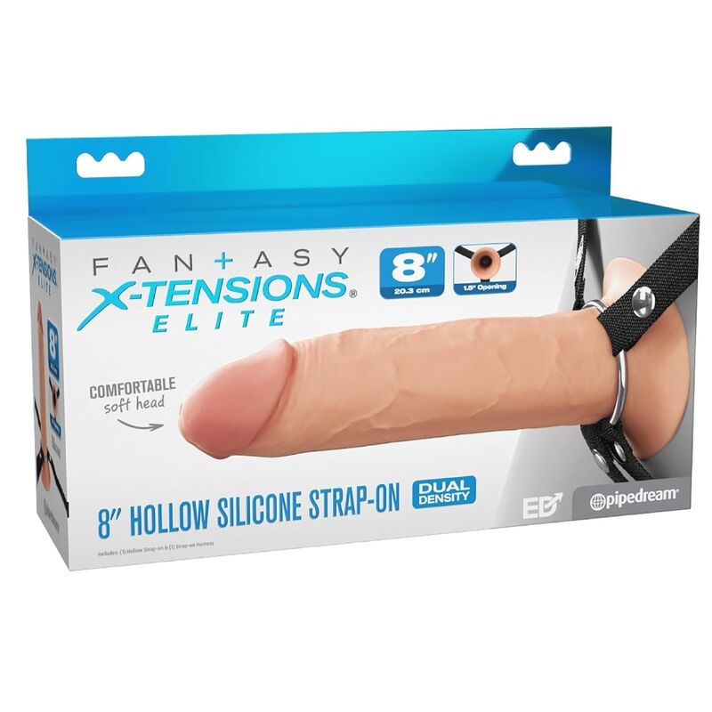 Mercadox FANTASY X-TENSIONS ELITE - STRAP-ON DE SILICONE OCO DE 20