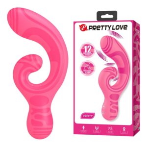 PRETTY LOVE – VERITY MASSAGEADOR DE DUAS PONTAS RECARREGÁVEL POR USB