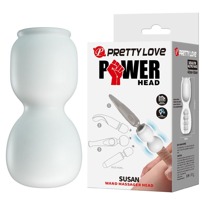Mercadox PRETTY LOVE - ACESSÓRIO MASSAGEADOR DE CABEÇA SUSAN POWER Ø 6
