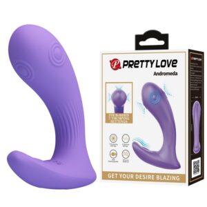 PRETTY LOVE – VIBRADOR DE DUPLA ESTIMULAÇÃO RECARREGÁVEL ANDROMEDA ROXO