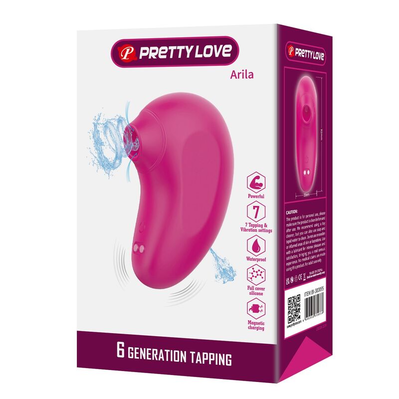 PRETTY LOVE - ARILA Estimulador Clitoriano Recarregável com Sucção e Vibração Rosa - Image 3