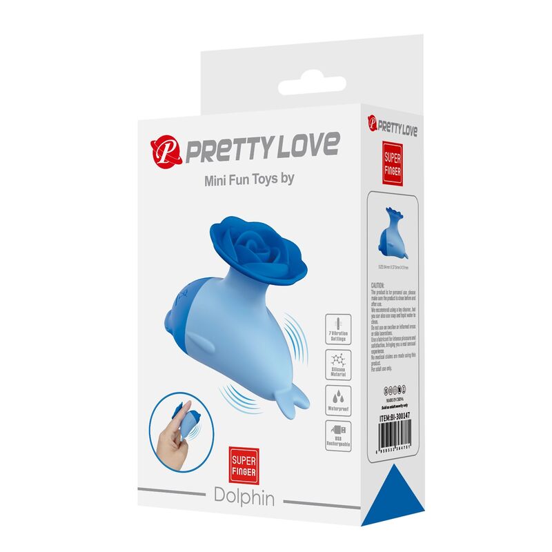 PRETTY LOVE - VIBRADOR MINI DOLPHIN RECARREGÁVEL POR USB - Image 3