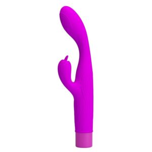 PRETTY LOVE – VIBRADOR JENE COM DUPLA ESTIMULAÇÃO DO PONTO G E DO CLITÓRIS – ROXO