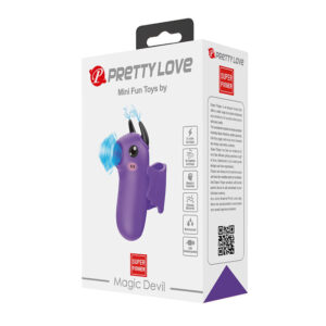 PRETTY LOVE – ESTIMULADOR DE DEDOS RECARREGÁVEL ROXO MAGIC DEVIL