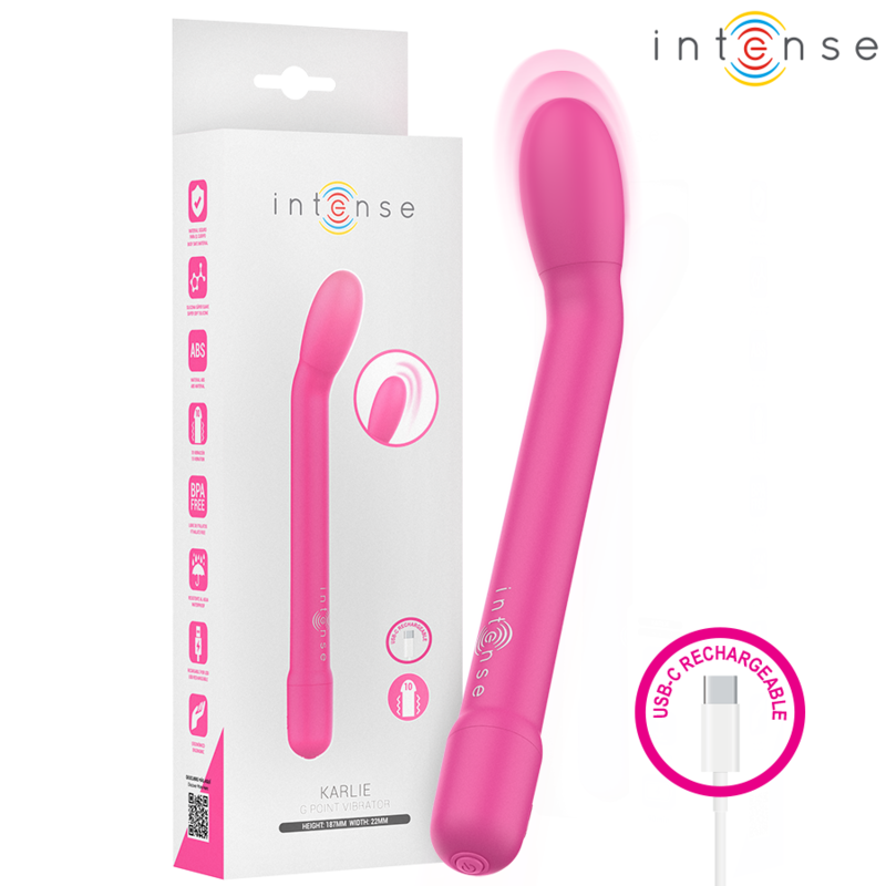 Mercadox INTENSE - ESTIMULADOR DE PONTO G RECARREGÁVEL KARLIE ROSA