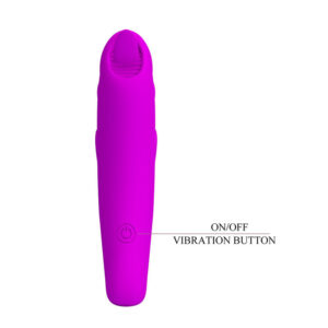 PRETTY LOVE – VIBRADOR DE DEDO RECARREGÁVEL PETERSON HONEY FINGER ROXO