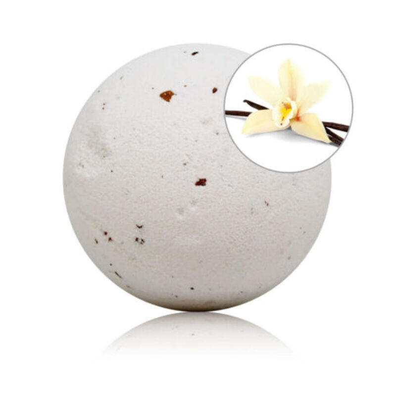 Mercadox TALOKA - BOMBA DE BANHO PERFUMADA DE BAUNILHA COM PÉTALAS DE ROSA