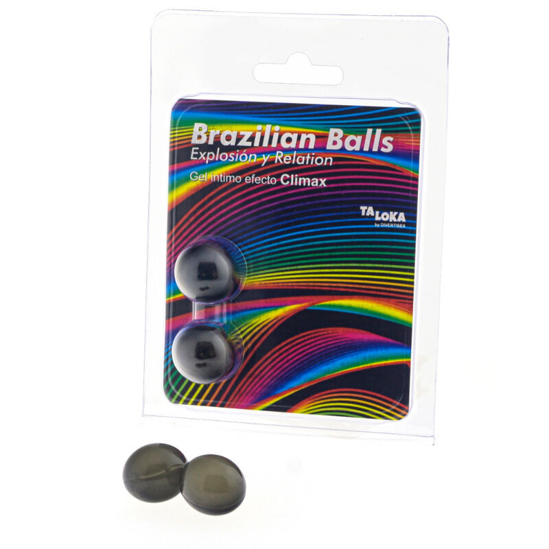 Mercadox TALOKA - 2 BOLAS BRASILEIRAS EFEITO CLIMAX GEL EMOCIONANTE