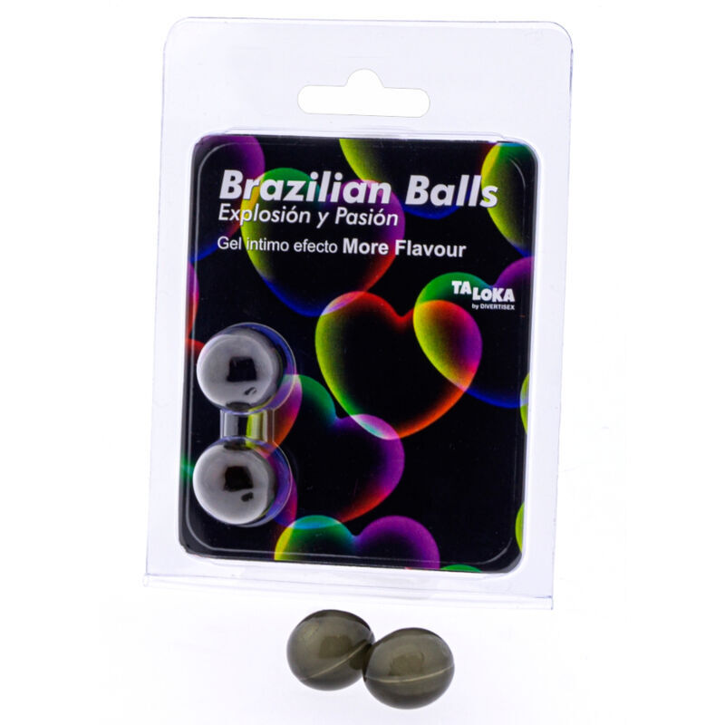 Mercadox TALOKA - 2 BOLAS BRASILEIRAS GEL EMOCIONANTE EFEITO MAIS SABOR