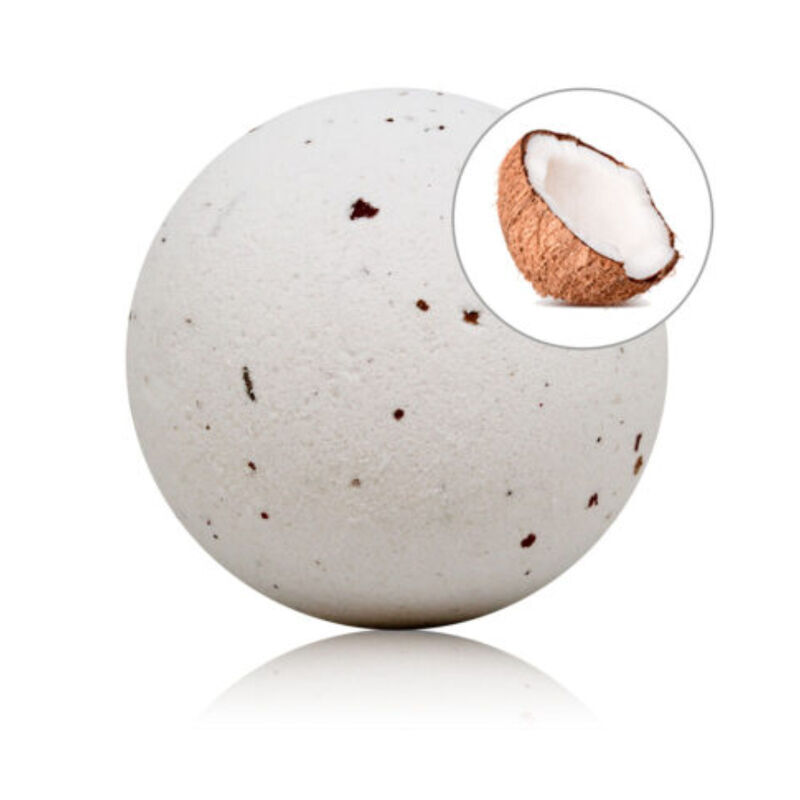 Mercadox TALOKA - BOMBA DE BANHO PERFUMADA DE COCO COM PÉTALAS DE ROSA
