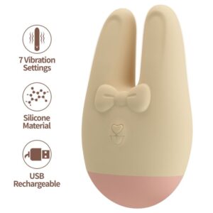 ROMANCE – BUNNY ESTIMULADOR EXTERNO COM 7 MODOS DE VIBRAÇÃO