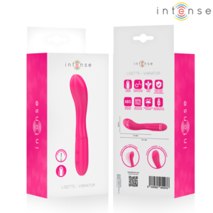 INTENSE – LISETTE VIBRADOR 19 CM FLEXÍVEL 10 VIBRAÇÕES ROSA