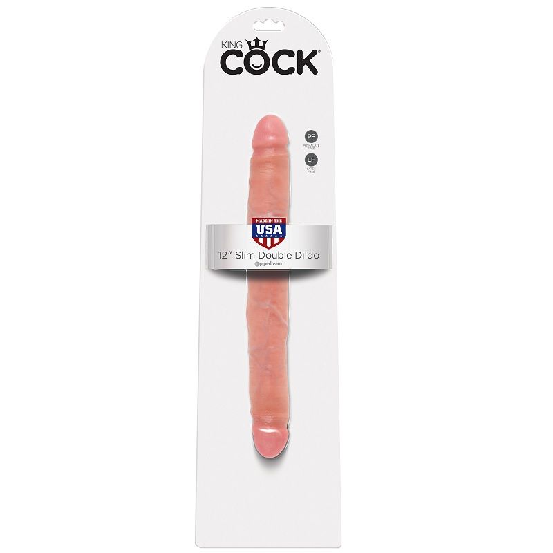 Mercadox KING COCK - SLIM DILDO DUPLO 30 CM
