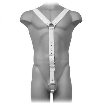 Mercadox LEATHER BODY - ARNÊS HOMEM BRANCO