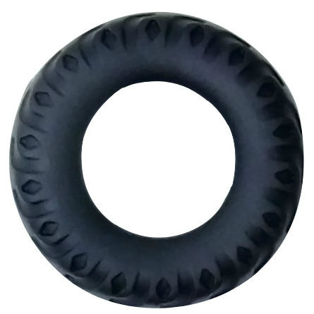 Mercadox BAILE - TITAN ANEL PRETO VERDE 2 CM