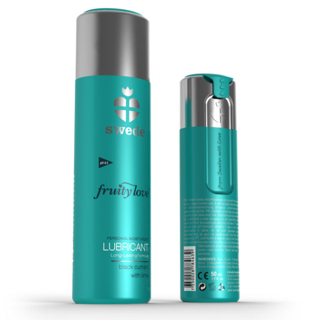 Mercadox SWEDE - FRUITY LOVE LUBRIFICANTE GROSELHA PRETA LIMÃO 50 ML