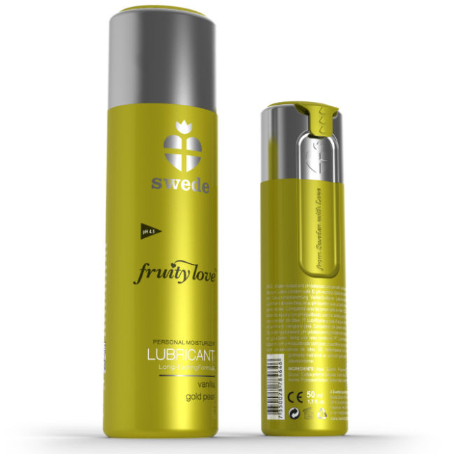 Mercadox SWEDE - FRUITY LOVE LUBRIFICANTE BAUNILHA OURO PÊRA 100 ML