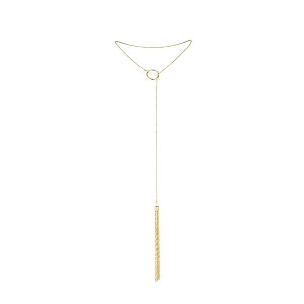 BIJOUX INDISCRETS - COLAR MAGNÍFICO DE METAL COM FRANJAS DOURADAS - Image 2