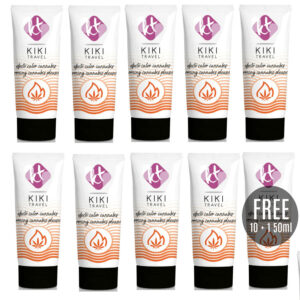 KIKÍ TRAVEL – CANNABIS WARMING EFFECT 50 ML 10 + 1 GRÁTIS