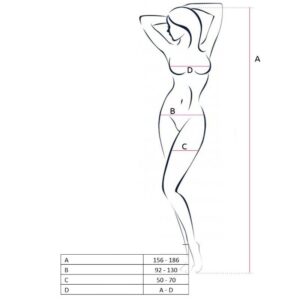 PASSION – MULHER BS053 BODYSTOCK VERMELHO TAMANHO ÚNICO