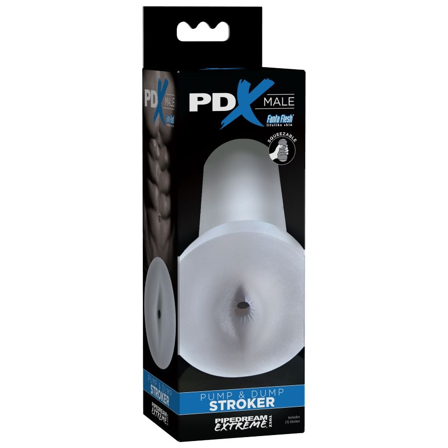 Mercadox PDX MALE - BOMBA E STROKER DE DUMP - CLEAR