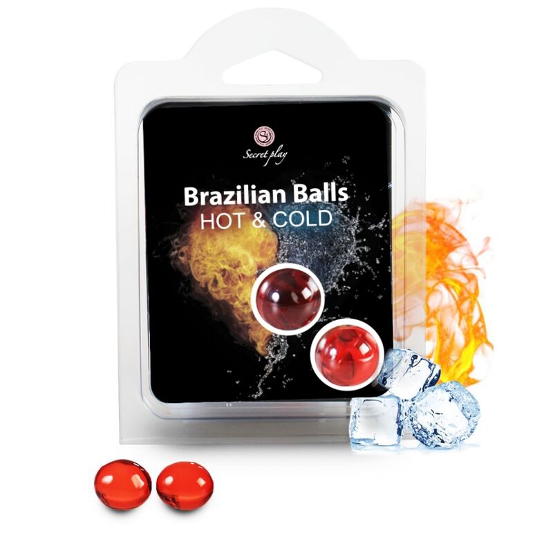 Mercadox SECRETPLAY - BOLAS BRASILEIRAS  EFEITO CALOR E FRIO 2 UNIDADES