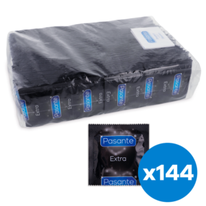 PASANTE – PRESERVATIVOS EXTRA 144 UNIDADES