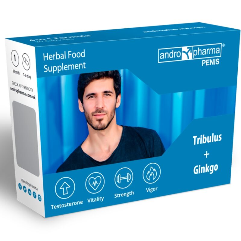 Mercadox Andropharma Penis – Suplemento alimentar à base de ervas para o bem-estar masculino