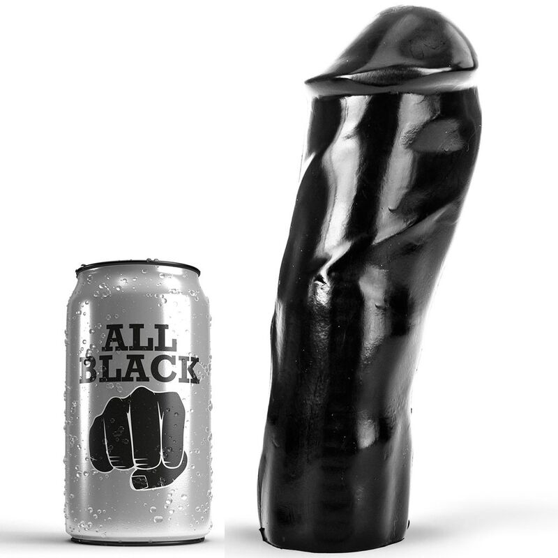 Mercadox ALL BLACK - DILDO REALÍSTICO 20 CM