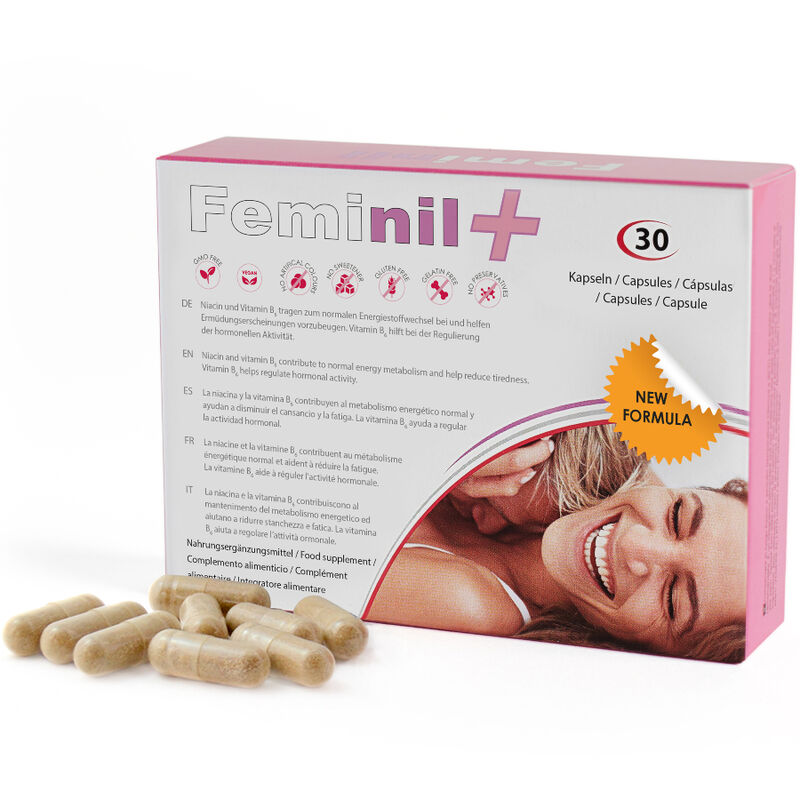 Mercadox 500 COSMETICS - FEMINIL+ MELHORIA DA LIBIDO SEXUAL FEMININA - 30 CÁPSULAS