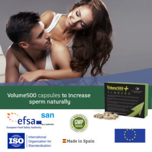 500 COSMETICS – VOLUME 500 AUMENTAR A QUANTIDADE E QUALIDADE DO ESPERMÃO