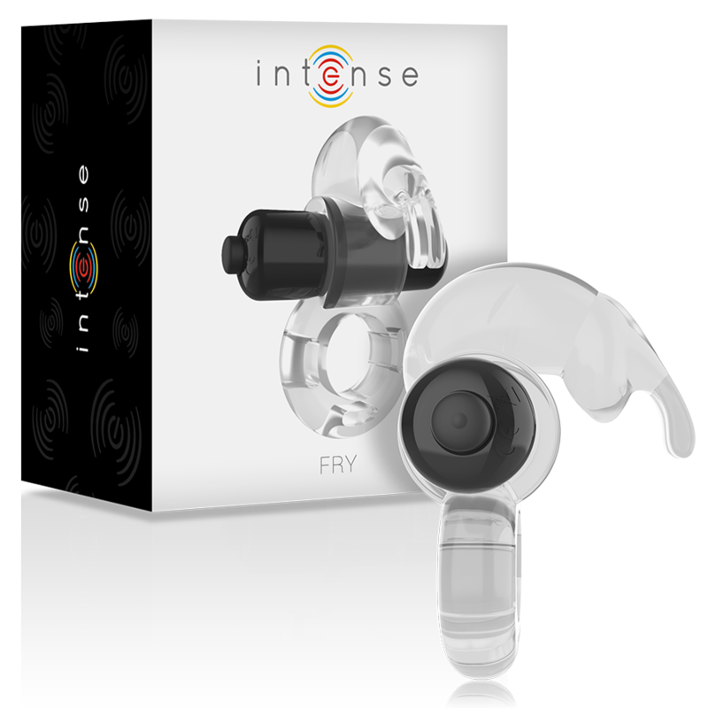 Mercadox INTENSE - ANEL VIBRADOR TRANSPARENTE FRY