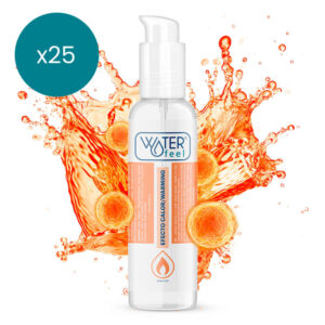 WATERFEEL – LUBRIFICANTE EFEITO DE CALOR 150 ML PACK 25 UNIDADES