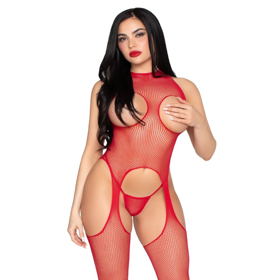 Mercadox LEG AVENUE - 89374 BODY SEM BOJO E CALCINHA VERMELHA - TAMANHO ÚNICO