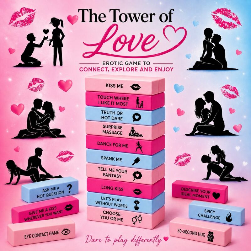 Mercadox DIABLO PICANTE - JOGO DA TORRE DO AMOR - VERSÃO EM INGLÊS