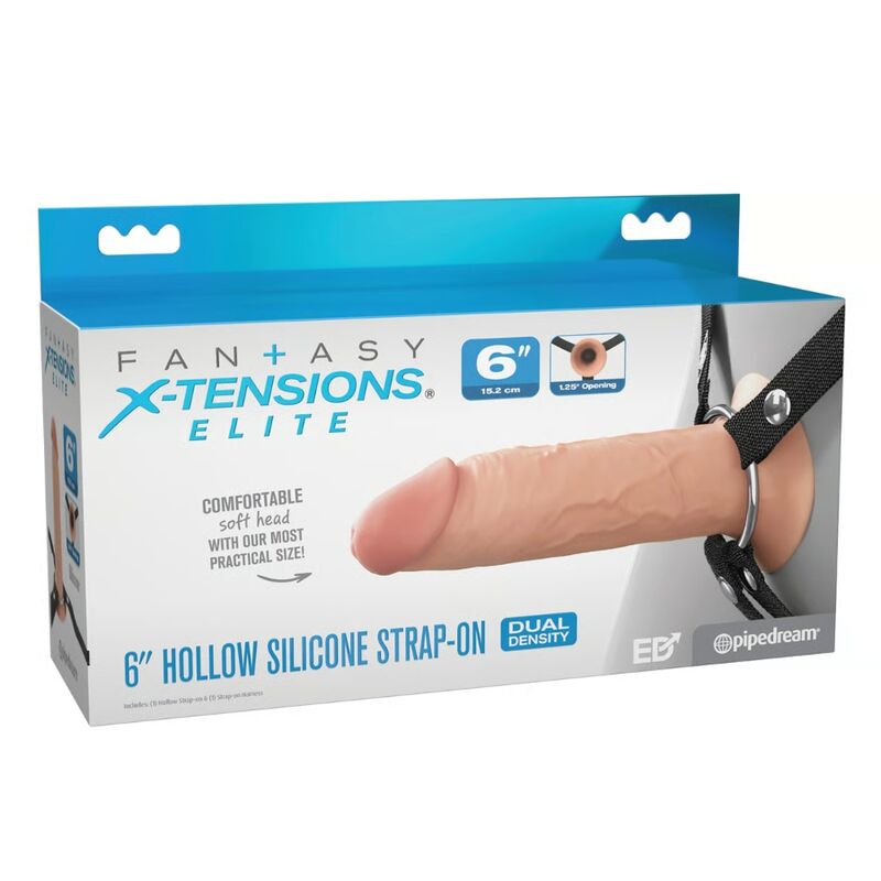 Mercadox FANTASY X-TENSIONS ELITE - STRAP-ON DE SILICONE OCO DE 15