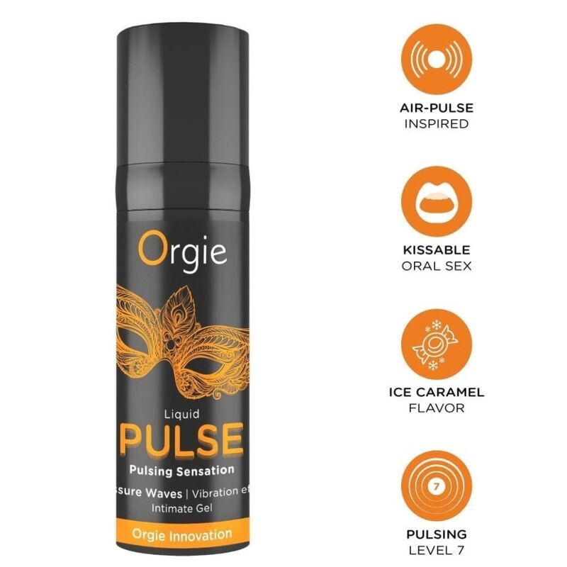 Mercadox ORGIE - PULSE KISSABLE PULSING SENSATION GEL ÍNTIMO 15 ML
