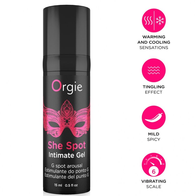 Mercadox ORGIE - SHE SPOT G-SPOT GEL ÍNTIMO PARA EXCITAÇÃO 15 ML
