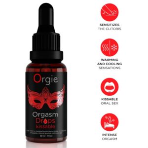 ORGIE – GOTAS DE ORGASMO PARA EXCITAÇÃO CLITÓRICA BEIJÁVEL 30 ML