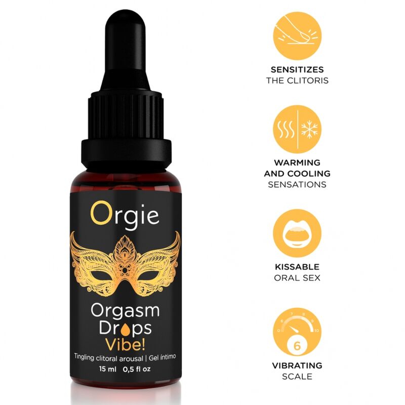 Mercadox ORGIE - GOTAS VIBRATÓRIAS PARA ORGASMO! 15 ML