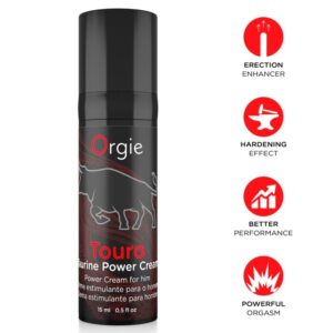 ORGIE – CREME PARA AUMENTAR A EREÇÃO TOURO 15 ML