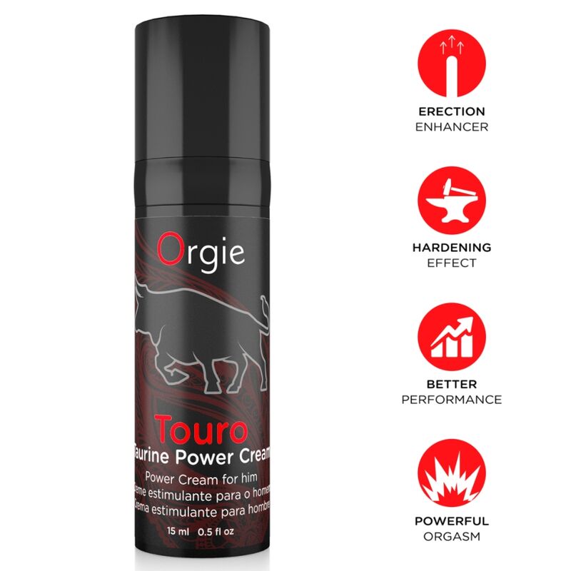 Mercadox ORGIE - CREME PARA AUMENTAR A EREÇÃO TOURO 15 ML