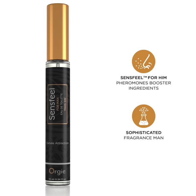 Mercadox ORGIE - SENSFEEL FOR MAN EAU DE TOILETTE COM FERÔMONO - TAMANHO VIAGEM 10 ML