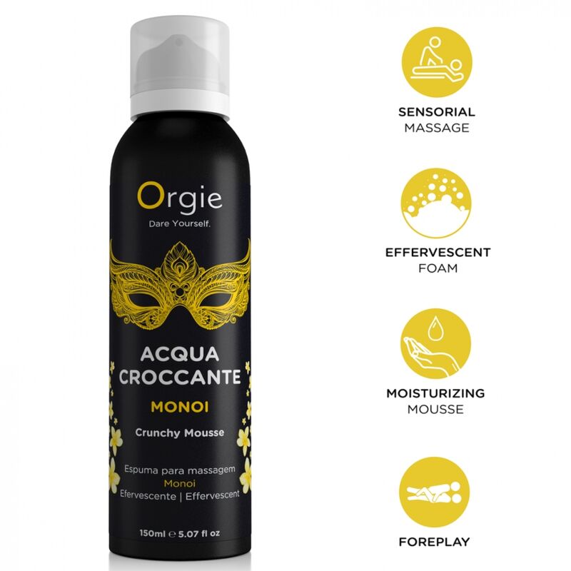 Mercadox ORGIE - ACQUA CROCCANTE MONOI MOUSSE DE MASSAGEM CRUNCHY 150 ML