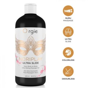 ORGIE – NORIPLAY ULTRA SLIDE GEL DE MASSAGEM NURU CORPO A CORPO 500 ML